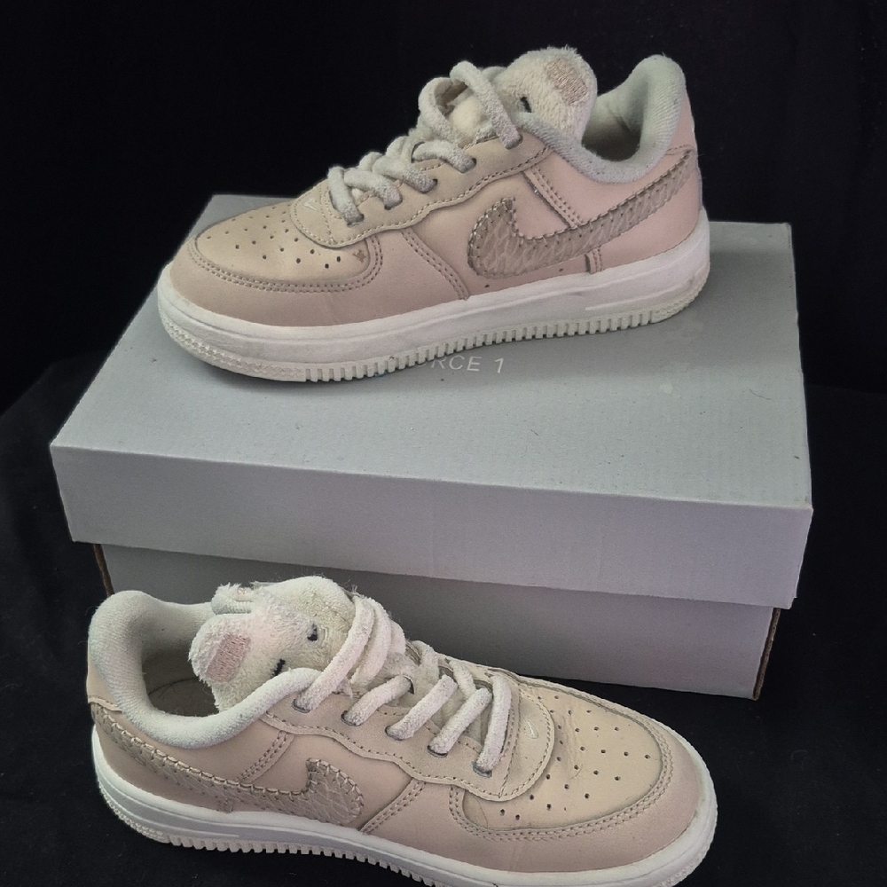 Nike Light Tan Sneakers with White Soles